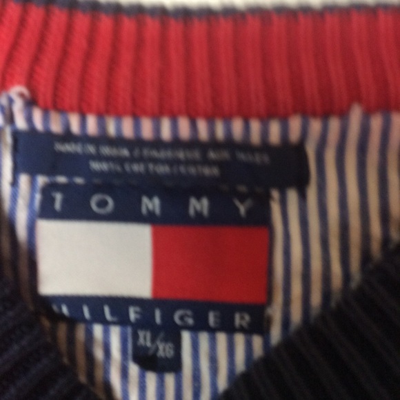 Vintage Tommy Hilfiger heavyweight sweater Sz XXL - Picture 2 of 5